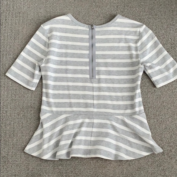Striped peplum top - Picture 2 of 3